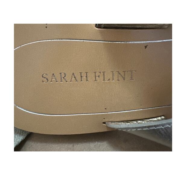 Sarah Flint Grear Ankle Wrap Tie Sandals Handmade in Italy Size 9 - Picture 6 of 9